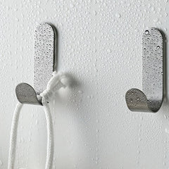 Stainless Steel Bathroom Wall Hook Self-adhesive Towel Rack