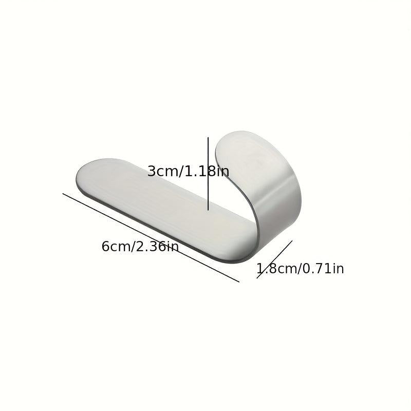 Stainless Steel Bathroom Wall Hook Self-adhesive Towel Rack