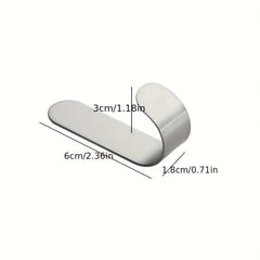 Stainless Steel Bathroom Wall Hook Self-adhesive Towel Rack