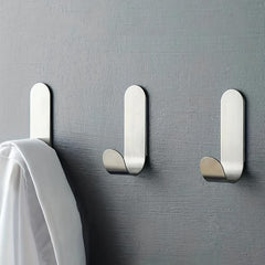 Stainless Steel Bathroom Wall Hook Self-adhesive Towel Rack