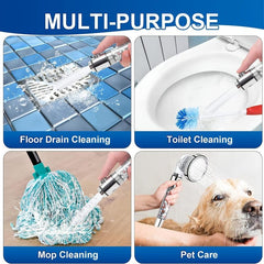 Filtered Shower Head 4 Settings High Pressure Water Saving