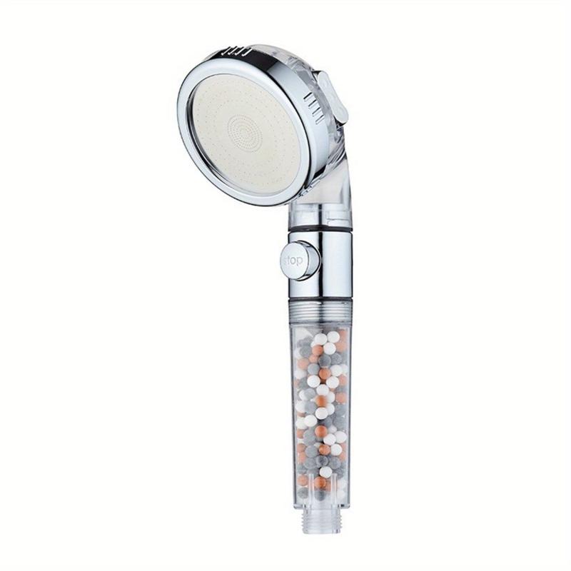 Filtered Shower Head 4 Settings High Pressure Water Saving