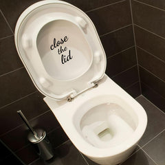Funny Toilet Sticker Vinyl Decal for Bathroom