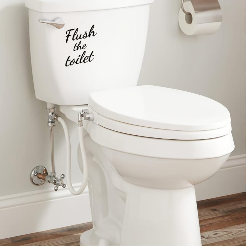 Funny Toilet Sticker Vinyl Decal for Bathroom