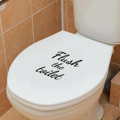 Funny Toilet Sticker Vinyl Decal for Bathroom