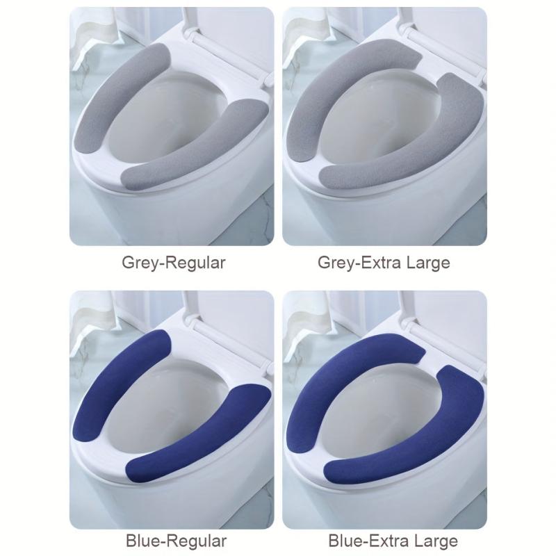 Soft Waterproof Toilet Seat Cover - Washable Bathroom Accessory