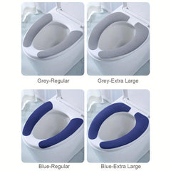 Soft Waterproof Toilet Seat Cover - Washable Bathroom Accessory