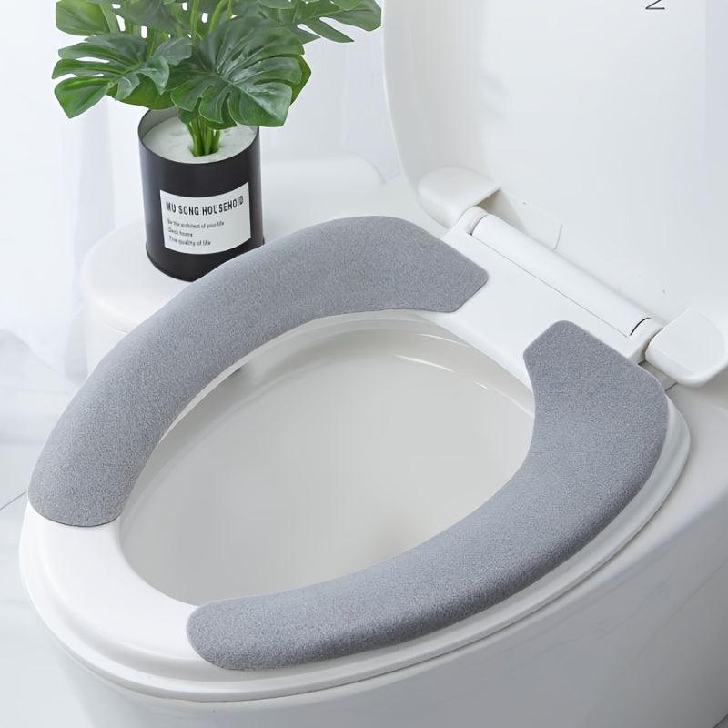 Soft Waterproof Toilet Seat Cover - Washable Bathroom Accessory