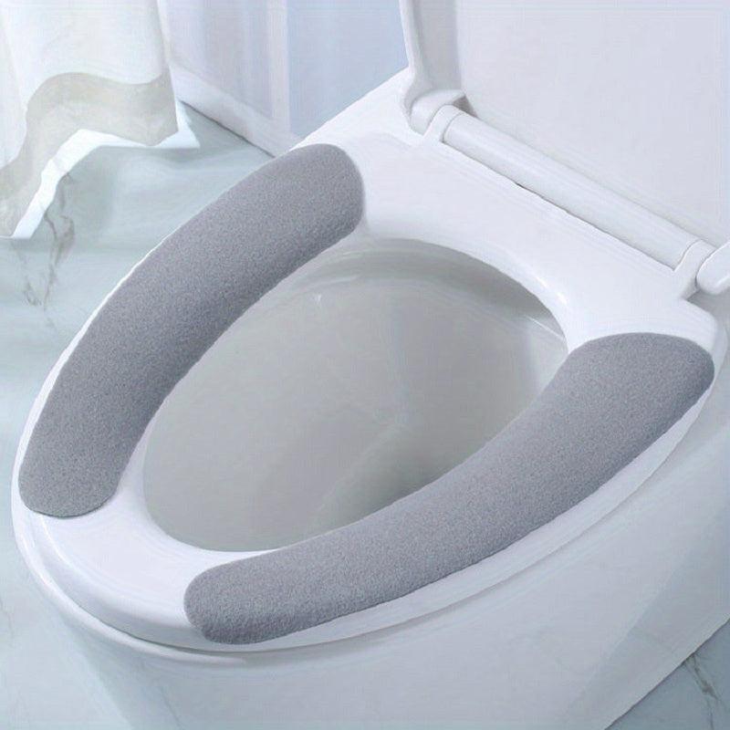 Soft Waterproof Toilet Seat Cover - Washable Bathroom Accessory