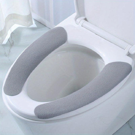 Soft Waterproof Toilet Seat Cover - Washable Bathroom Accessory
