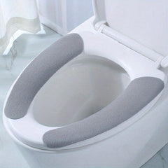Soft Waterproof Toilet Seat Cover - Washable Bathroom Accessory