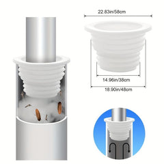 Sewer Pipe Drain Plug Deodorant Sealing Ring for Bathroom