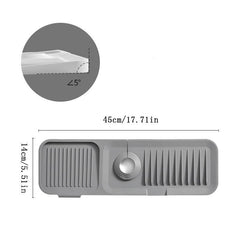 Silicone Draining Pad Faucet 17.71x5.51in