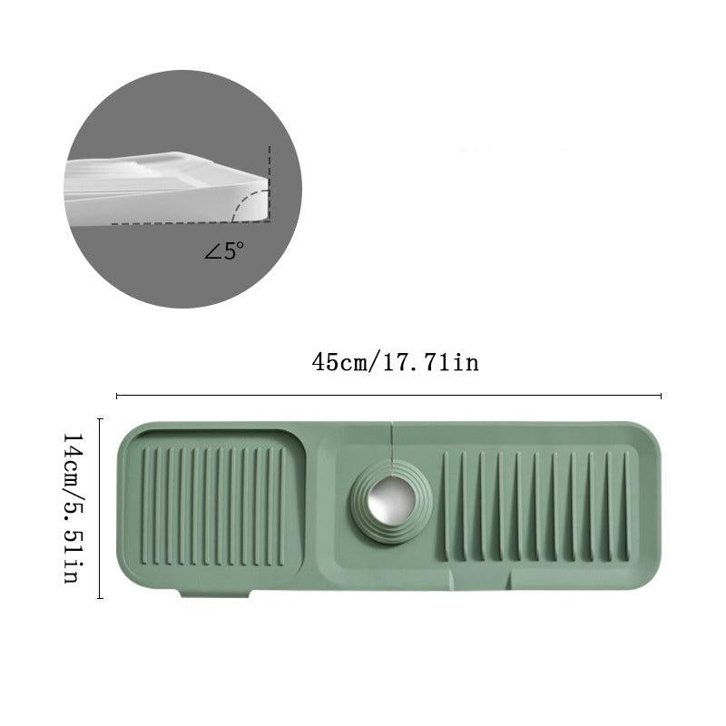 Silicone Draining Pad Faucet 17.71x5.51in