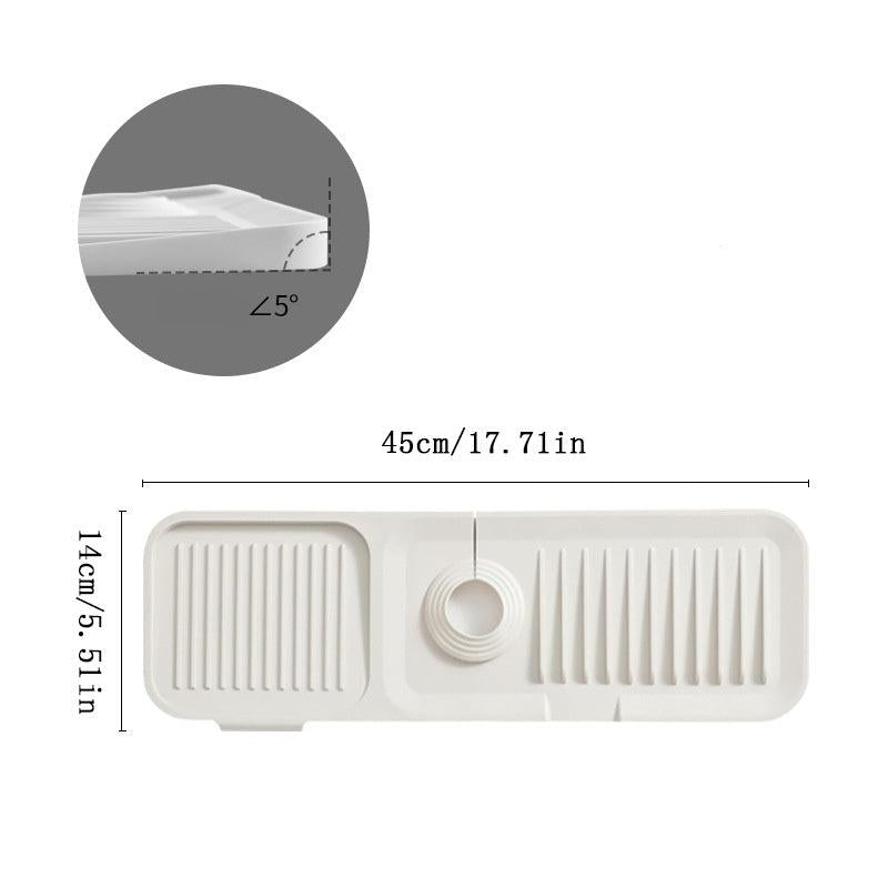 Silicone Draining Pad Faucet 17.71x5.51in