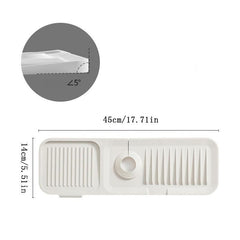 Silicone Draining Pad Faucet 17.71x5.51in