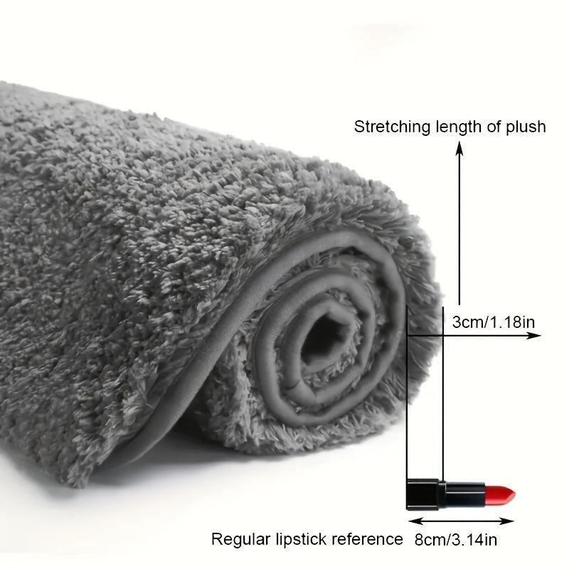Shaggy Bath Rug Non-slip Microfiber Floor Mat