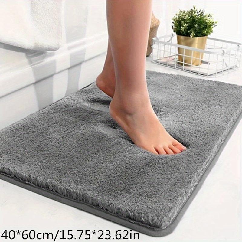 Shaggy Bath Rug Non-slip Microfiber Floor Mat