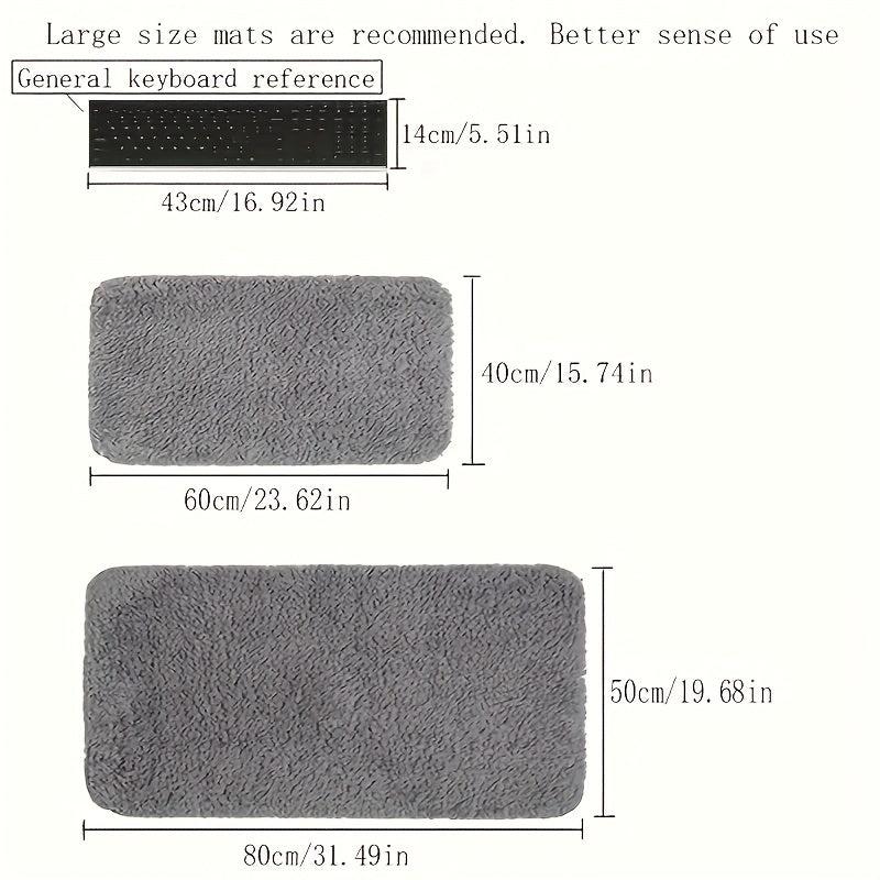 Shaggy Bath Rug Non-slip Microfiber Floor Mat