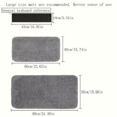 Shaggy Bath Rug Non-slip Microfiber Floor Mat