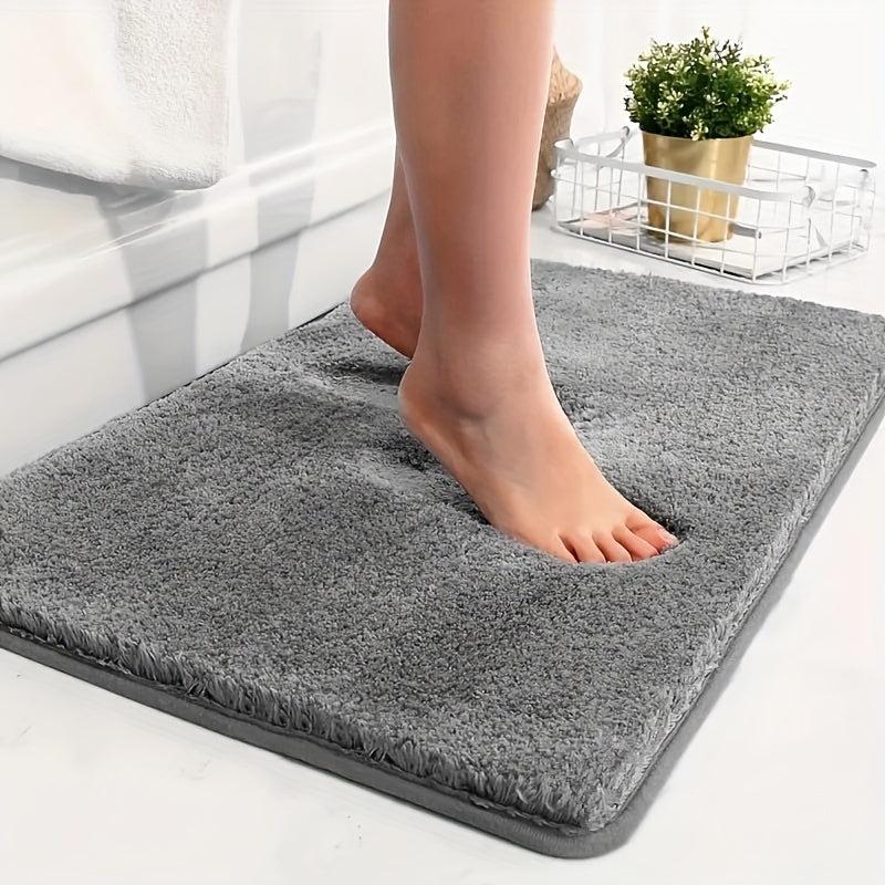 Shaggy Bath Rug Non-slip Microfiber Floor Mat