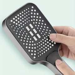 High Pressure Square Handheld Shower Head with Mode Switch