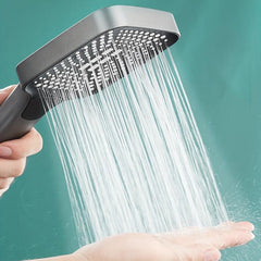 High Pressure Square Handheld Shower Head with Mode Switch