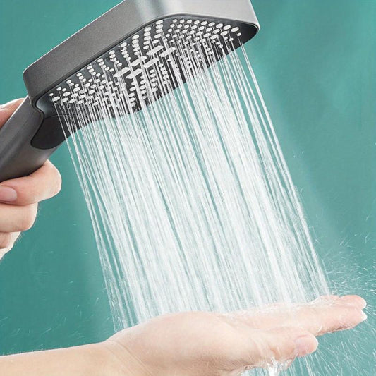High Pressure Square Handheld Shower Head with Mode Switch