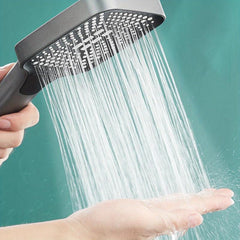 High Pressure Square Handheld Shower Head with Mode Switch
