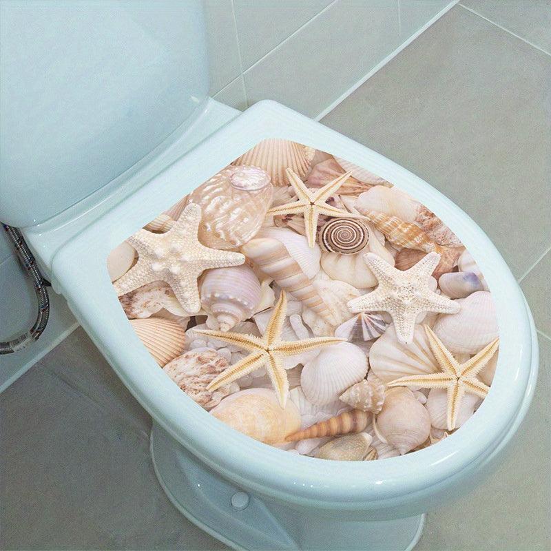 Funny Toilet Lid Decal Creative Bathroom Decor
