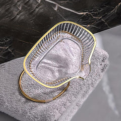 Self Draining Soap Dish for Bathroom and Shower