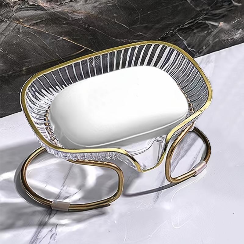 Self Draining Soap Dish for Bathroom and Shower