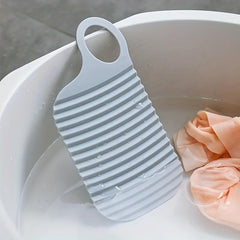 Portable Mini Laundry Board Foldable Washboard Soft Glue Non-slip Hand Wash