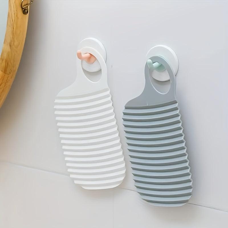 Portable Mini Laundry Board Foldable Washboard Soft Glue Non-slip Hand Wash