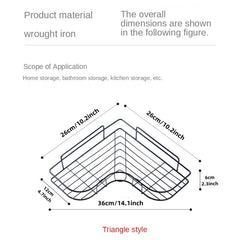 No Punching Triangle Storage Rack Bathroom Accessories