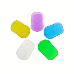 20pcs Disposable Soap Flakes Mini Soap Sheet Portable Travel