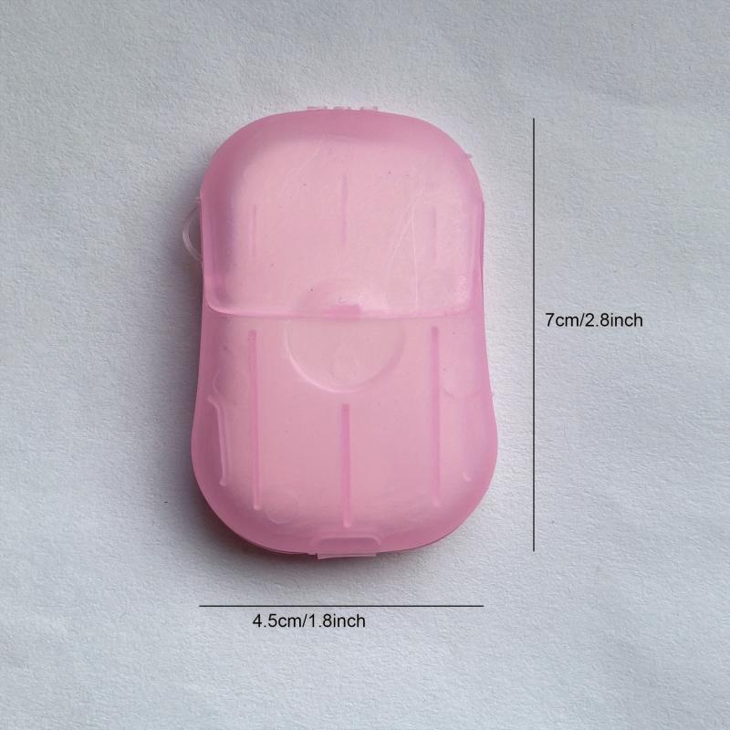 20pcs Disposable Soap Flakes Mini Soap Sheet Portable Travel