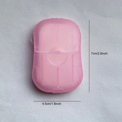 20pcs Disposable Soap Flakes Mini Soap Sheet Portable Travel