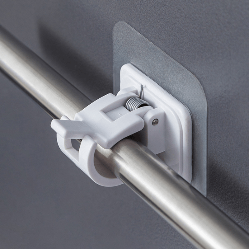 2pcs Curtain Rod Hook for Easy Installation in Bathroom and Kitchen