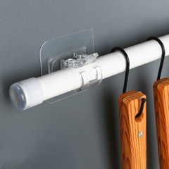 2pcs Curtain Rod Hook for Easy Installation in Bathroom and Kitchen