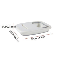 Folding Bubble Foot Bath Bucket with Lid for Home Travel