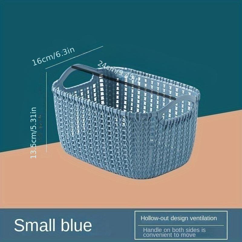 Stylish Desktop Storage Basket for Makeup and Cosmetics