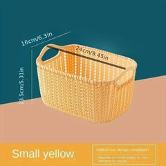 Stylish Desktop Storage Basket for Makeup and Cosmetics