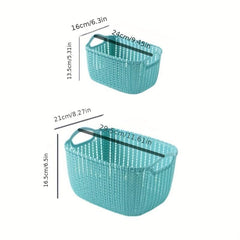 Stylish Desktop Storage Basket for Makeup and Cosmetics