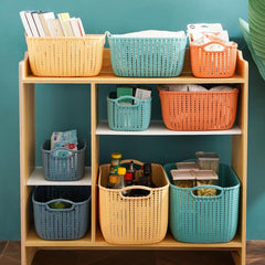 Stylish Desktop Storage Basket for Makeup and Cosmetics