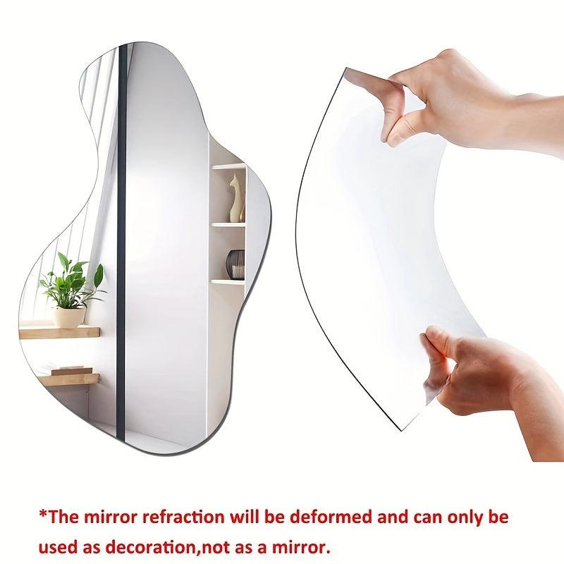 Stylish Acrylic Wall Mirror for Home - Easy Install