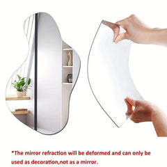 Stylish Acrylic Wall Mirror for Home - Easy Install