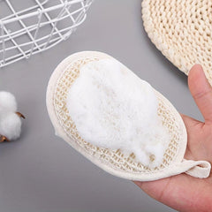 Hemp Bath Pad Exfoliating Sponge Natural Body Scrubber