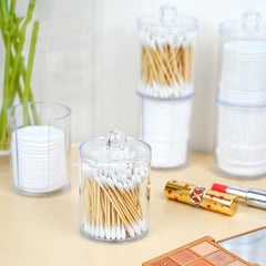 Acrylic Cotton Pad Holder & Storage