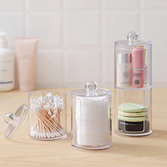 Acrylic Cotton Pad Holder & Storage